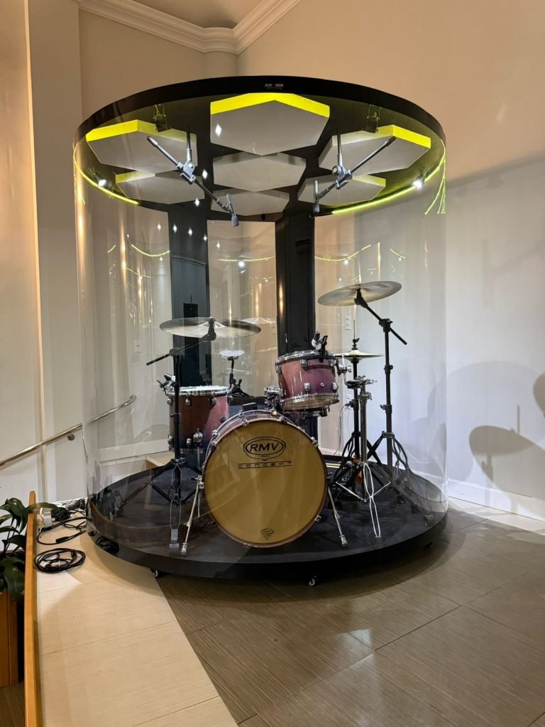 Cabine Acústica Full 360° Móvel